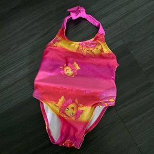 Wave Zone One Piece Metallic Fish Swimsuit